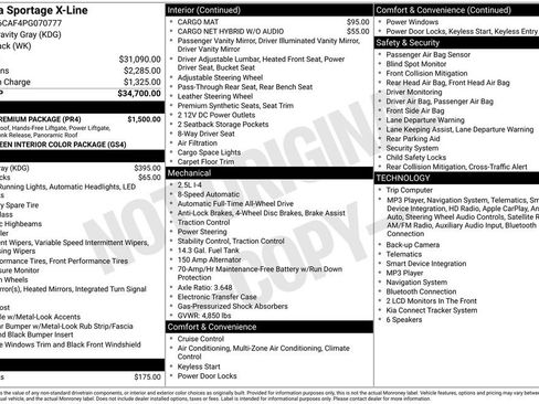 Certified 2023 Kia Sportage X-Line w/ X-Line Premium Package AWD/4WD image 12