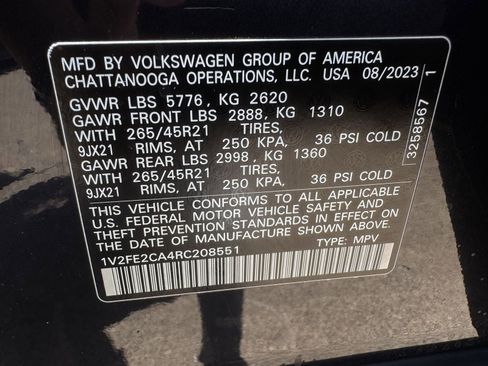 Used 2024 Volkswagen Atlas Cross Sport SEL Premium R-Line AWD/4WD image 31