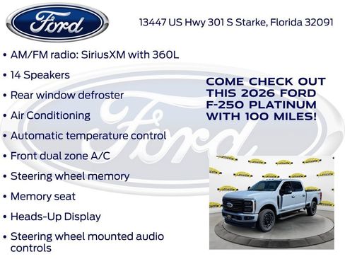New 2026 Ford F250 Platinum AWD/4WD image 30