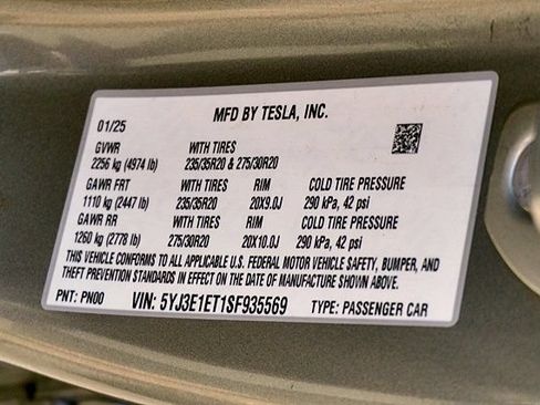 Used 2025 Tesla Model 3 Performance AWD/4WD image 41