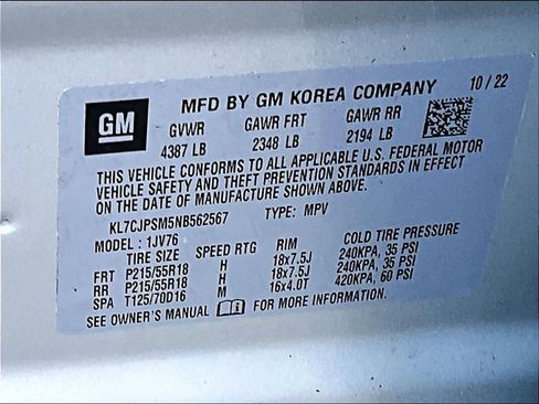 Certified 2022 Chevrolet Trax LT w/ Sport Edition image 34