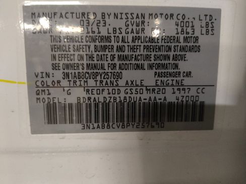 Used 2023 Nissan Sentra SV FWD image 33