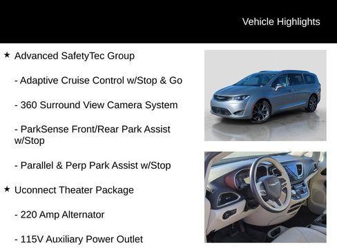 Used 2017 Chrysler Pacifica Limited w/ UConnect Theater Package image 11