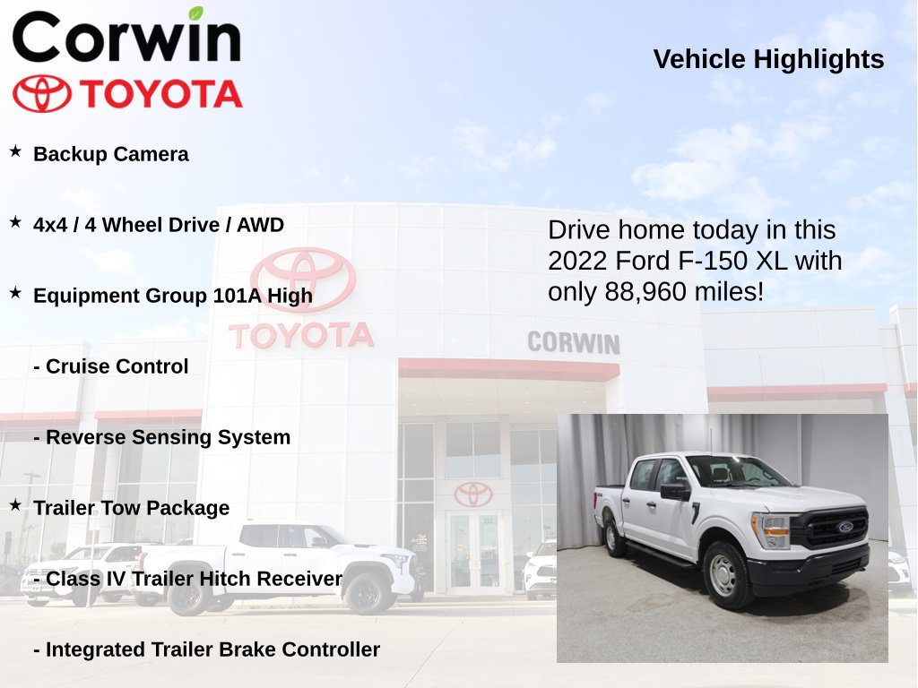 Used 2022 Ford F150 XL w/ Trailer Tow Package AWD/4WD image 7