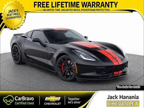 Used 2017 Chevrolet Corvette Z06 w/ Chrome Badge Package RWD image 1