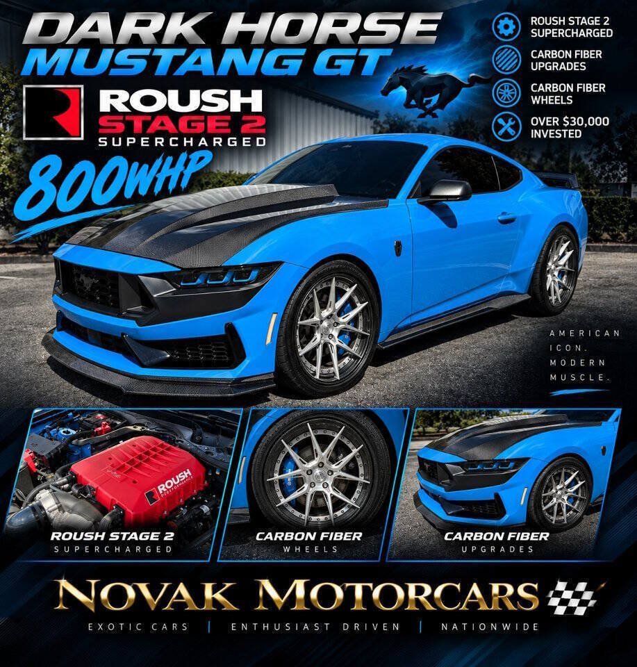 Used 2024 Ford Mustang Dark Horse RWD image 1