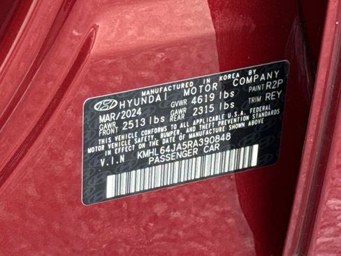 Certified 2024 Hyundai Sonata SEL AWD/4WD image 31
