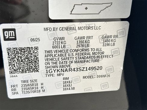 New 2025 Cadillac XT5 Luxury w/ LPO, Floor Liner Package image 38