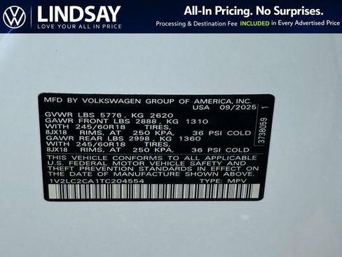 New 2026 Volkswagen Atlas Cross Sport SE AWD/4WD image 22