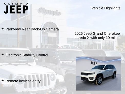 New 2025 Jeep Grand Cherokee Laredo X w/ MOPAR Finishing Package image 6