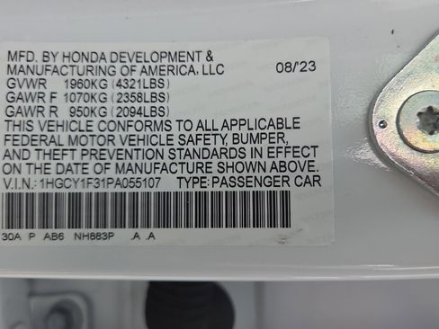 Used 2023 Honda Accord EX image 21