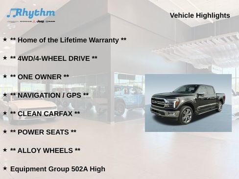 Used 2024 Ford F150 Lariat w/ Equipment Group 502A High image 5