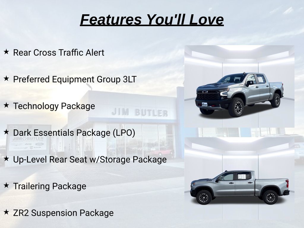 Used 2023 Chevrolet Silverado 1500 ZR2 w/ Technology Package AWD/4WD image 35