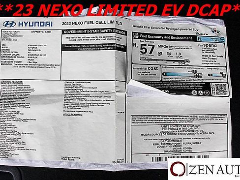 Used 2023 Hyundai Nexo Limited image 13