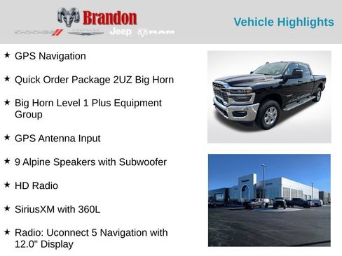 Used 2026 RAM 2500 Big Horn AWD/4WD image 2