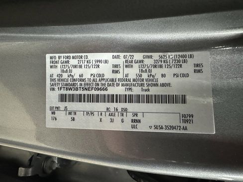 Used 2022 Ford F350 Lariat w/ Camper Package AWD/4WD image 40