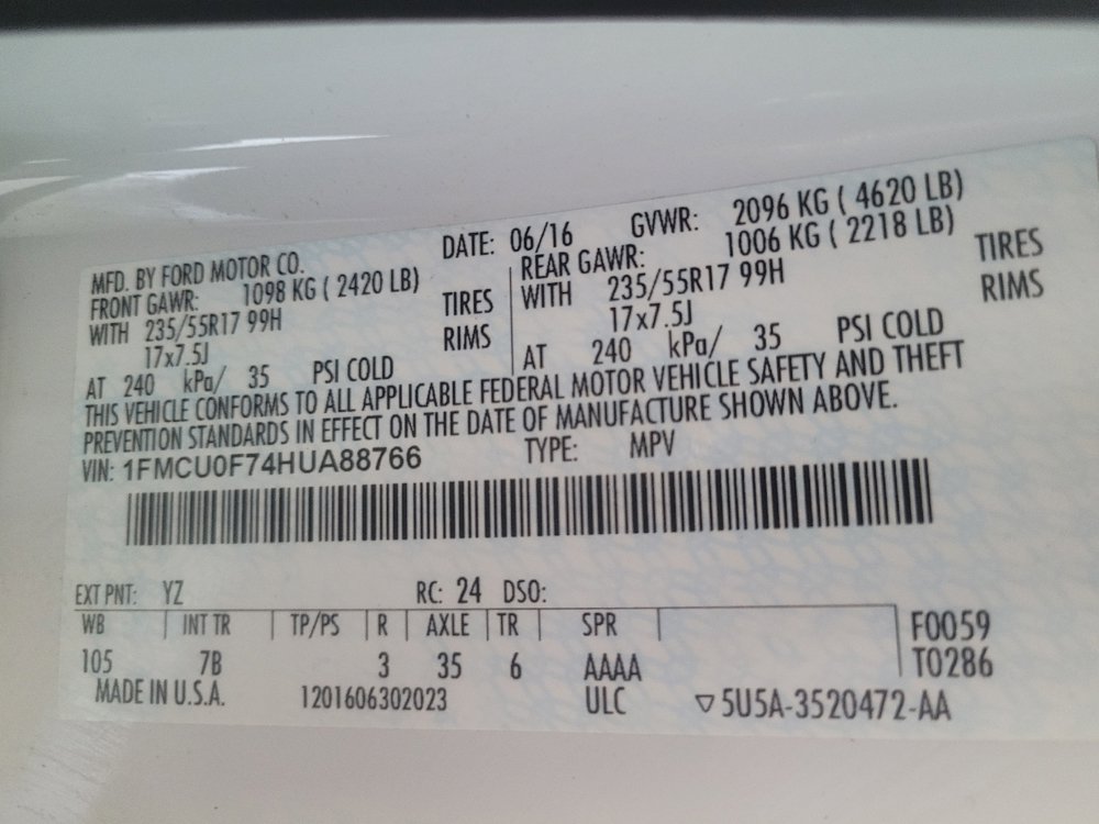 Used 2017 Ford Escape S FWD image 33