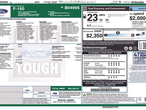 Used 2024 Ford F150 Platinum w/ Equipment Group 702A High AWD/4WD image 2