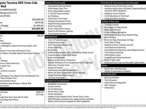 Used 2024 Toyota Tacoma SR5 AWD/4WD image 28