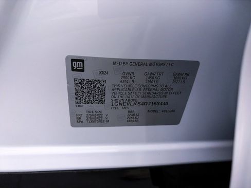 Used 2024 Chevrolet Traverse RS w/ LPO, Floor Liner Package AWD/4WD image 40