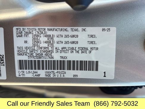 New 2026 Toyota Tundra 1794 Edition image 25