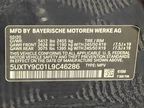 Used 2020 BMW X3 M40i w/ Executive Package AWD/4WD image 88