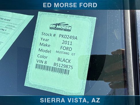 Used 2011 Ford Mustang GT Premium w/ Comfort Pkg RWD image 2