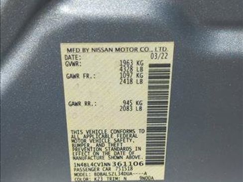 Used 2022 Nissan Altima 2.5 SR image 27