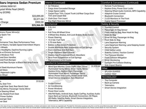 Used 2020 Subaru Impreza Premium image 6
