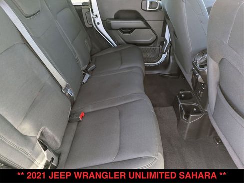 Used 2021 Jeep Wrangler Unlimited Sahara w/ Uconnect 4C Nav & Sound Group image 28