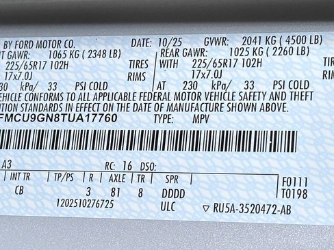 New 2026 Ford Escape Active w/ Cold Weather Package AWD/4WD image 39