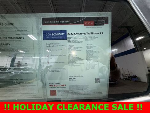 Used 2022 Chevrolet TrailBlazer RS w/ Sun and Liftgate Package image 13