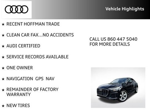 Certified 2023 Audi Q8 Premium w/ Convenience Package AWD/4WD image 10