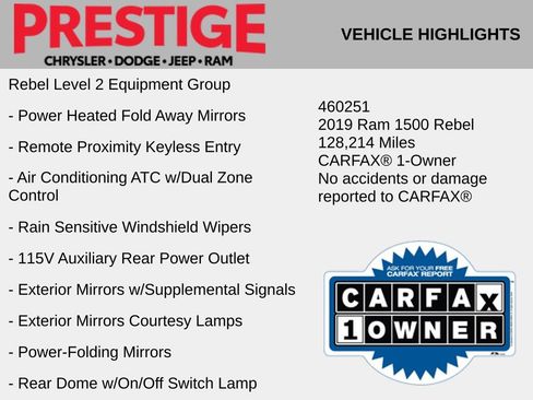 Used 2019 RAM 1500 Rebel w/ Rebel Level 2 Equipment Group AWD/4WD image 4
