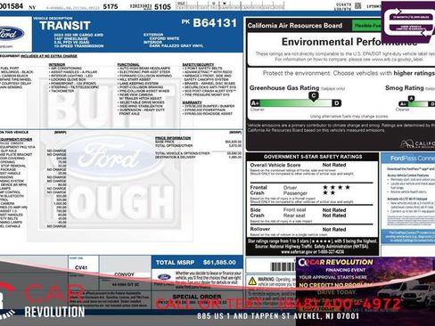 Used 2023 Ford Transit 350 148 High Roof Extended AWD image 2