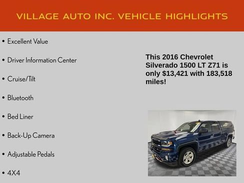 Used 2016 Chevrolet Silverado 1500 LT w/ All Star Edition AWD/4WD image 14