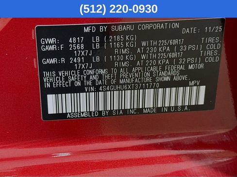 Used 2026 Subaru Crosstrek 2.5i Wilderness AWD/4WD image 41