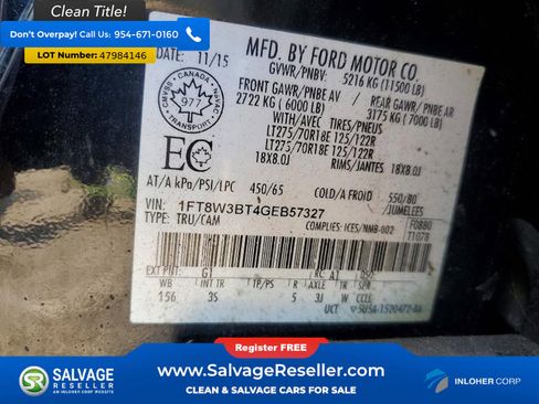 Used 2016 Ford F350 XLT w/ XTR Plus Package image 19