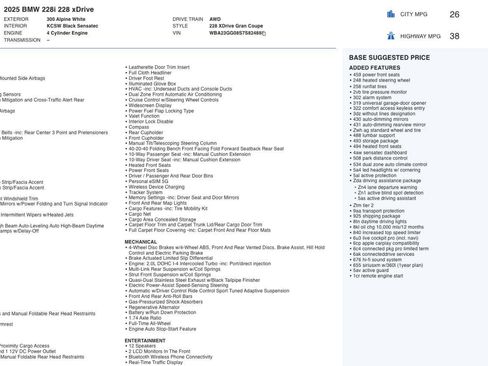 Used 2025 BMW 228i xDrive w/ M Sport Package image 11