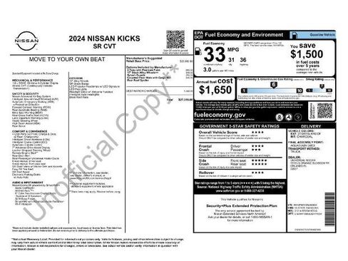 Certified 2024 Nissan Kicks SR FWD image 29