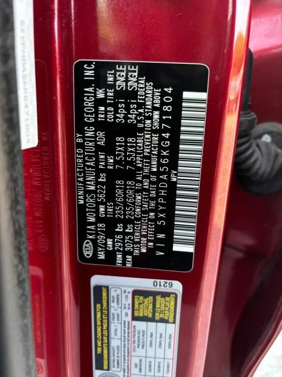 Used 2019 Kia Sorento EX w/ EX Touring Package AWD/4WD image 30