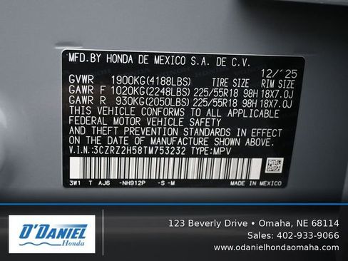 Used 2026 Honda HR-V Sport image 43