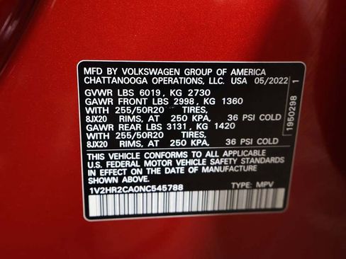 Used 2022 Volkswagen Atlas SE image 52