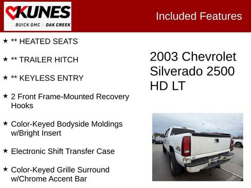 Used 2003 Chevrolet Silverado 2500 LT image 2