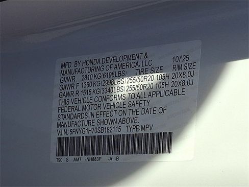 New 2025 Honda Pilot Touring image 23