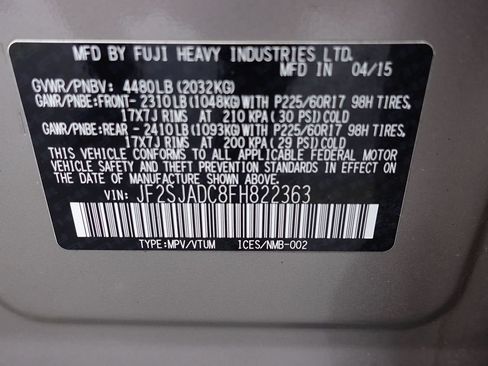 Used 2015 Subaru Forester 2.5i Premium w/ All-Weather Package AWD/4WD image 18