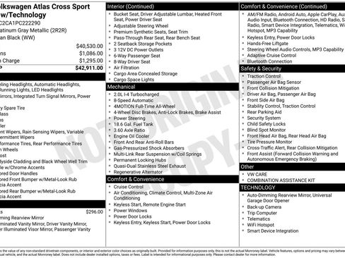 Used 2023 Volkswagen Atlas Cross Sport SE image 28