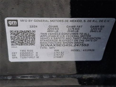 Certified 2025 Chevrolet Equinox ACTIV w/ Convenience Package III image 28