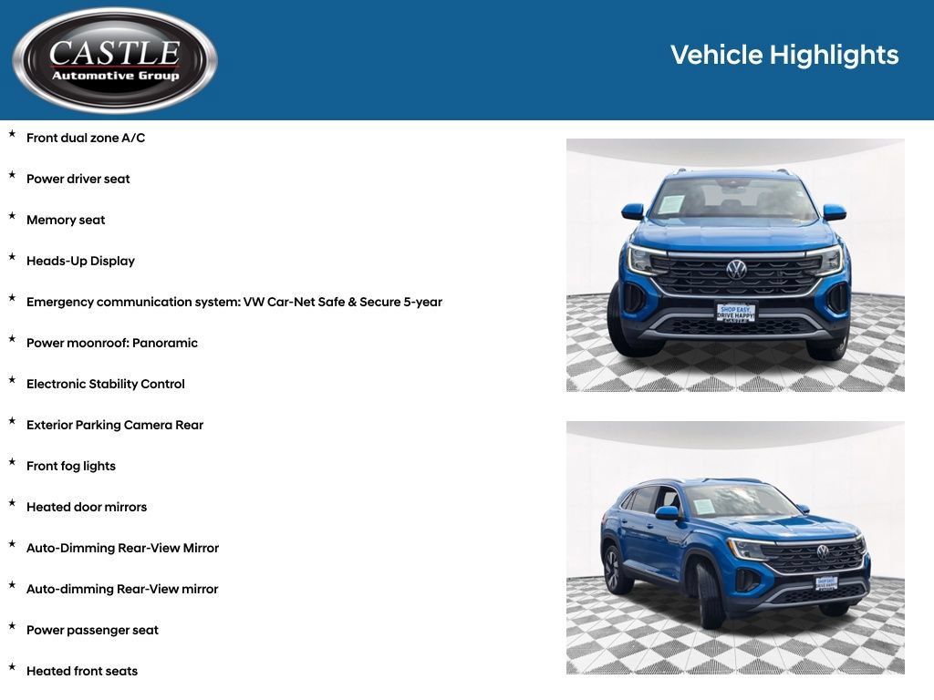 Used 2024 Volkswagen Atlas Cross Sport SEL AWD/4WD image 8