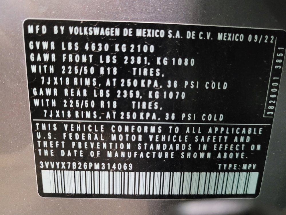 Used 2023 Volkswagen Taos SE AWD/4WD image 33
